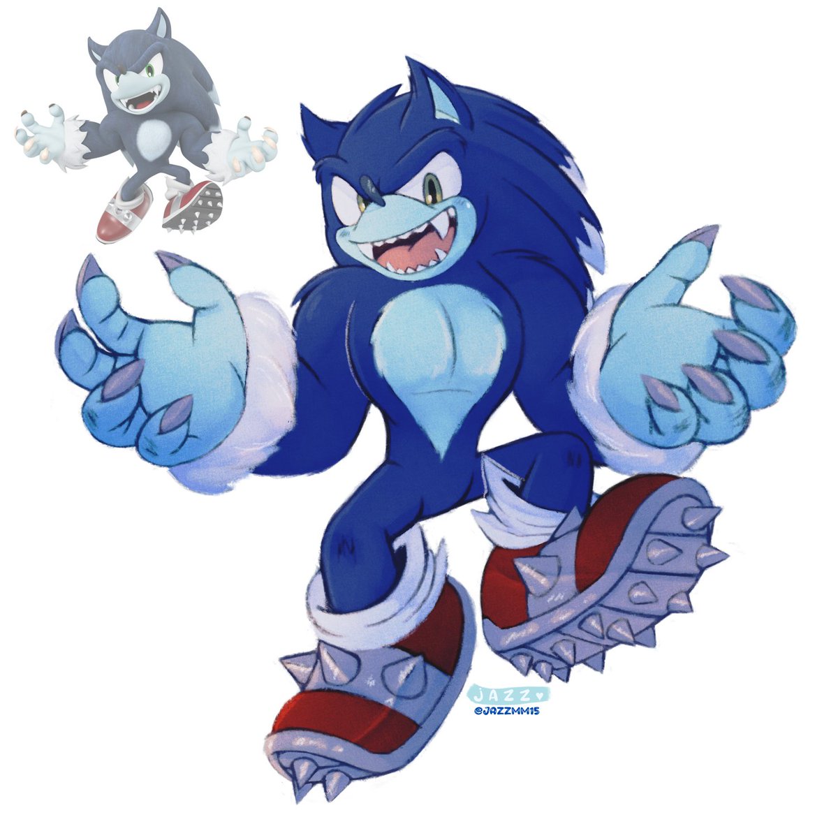 Jazzmm15's tweet photo. Werehog Rumble 👍
#Sonic #SonicTheWerehog https://t.co/sa8nGXd2ux
