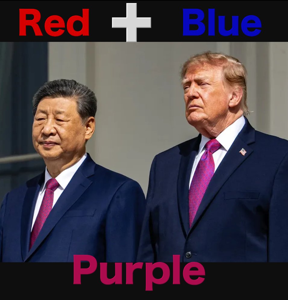 rockyoumentally's tweet photo. Pres Xi with Pres Trump..

#presidents @WhiteHouse
#china #q #prestrump #work #purple #america #meet https://t.co/e8hKEjL6M0