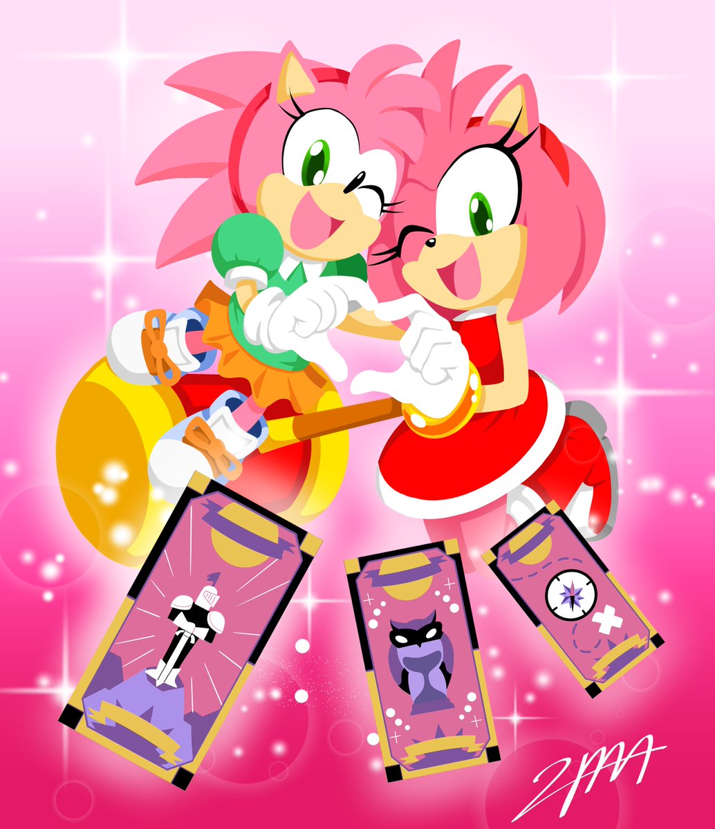 Liam2D's tweet photo. A belated birthday illustration of Amy Rose. Been inspired by all the artists sharing their works here.
I hope to finish the full piece someday. But busy week for me here.
Included the Wip for Metal Sonic tribute 
#Amyrose #sonicthehedgehog #metalsonicㅤㅤㅤ https://t.co/OE0K32HB2M