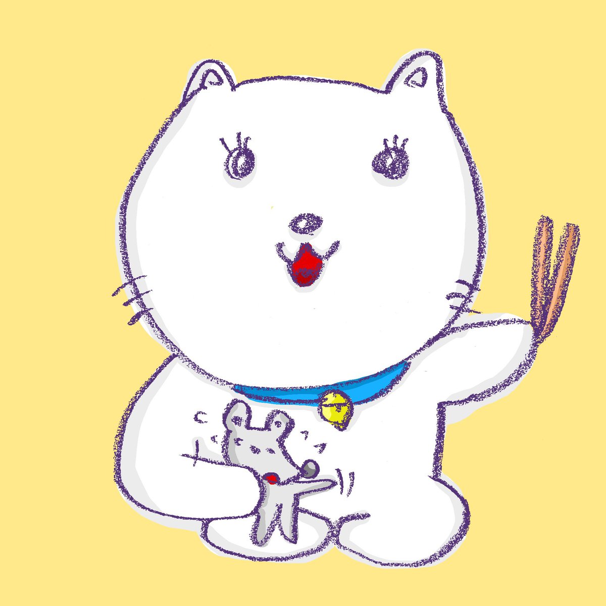 3dayu_manga's tweet photo. 食事ねこのイラストです

#イラスト #illustration #ゆるいイラスト

9/29は #招き猫の日 です https://t.co/ewpZgyCgIU