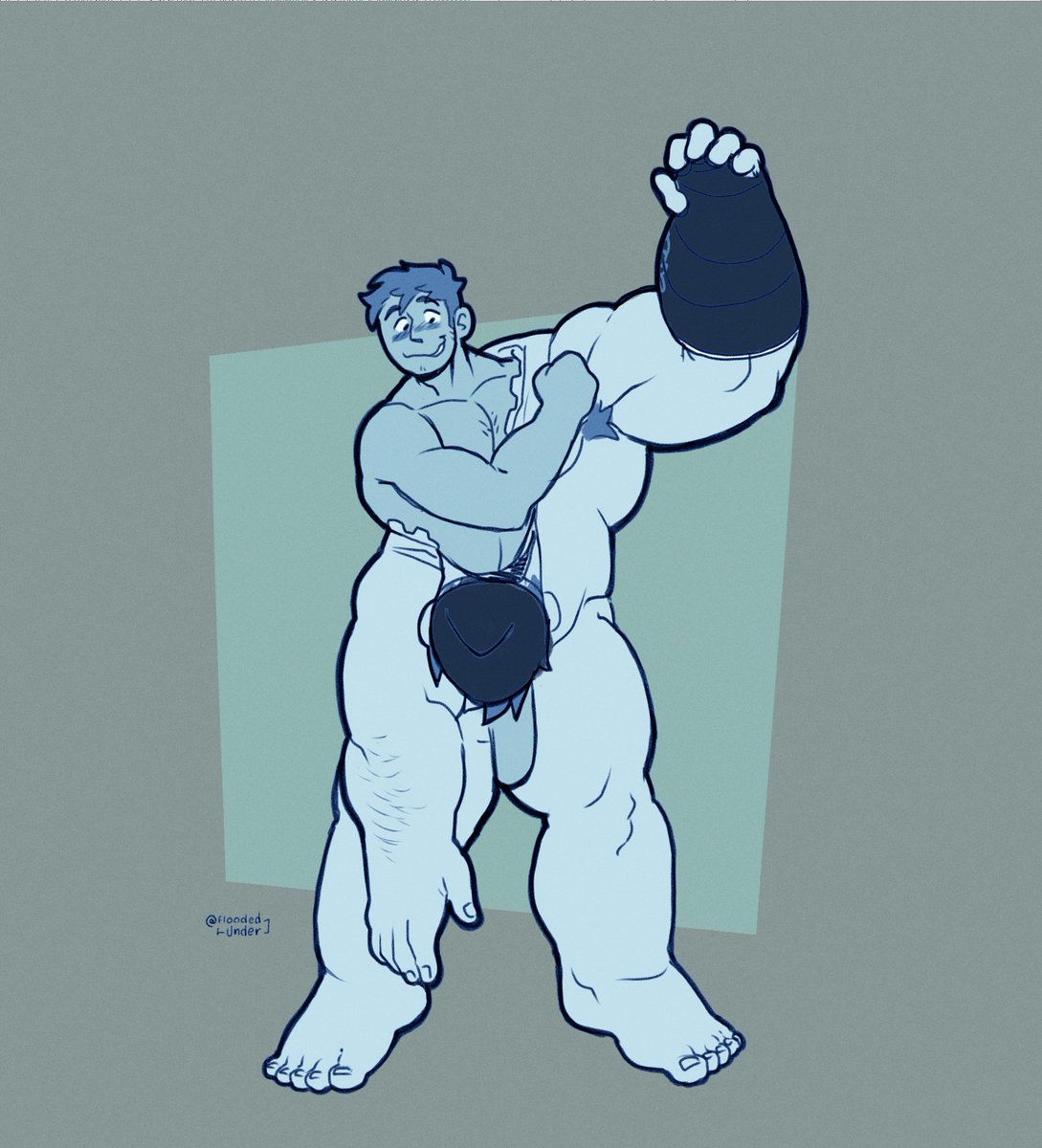 FloodedUnder's tweet photo. COMM for Anonymous!
A singular buy can sometimes be life-changing, specially for this guy!! 
Who's up next on the buyers list... 

#NSFW #Transformation https://t.co/0q0I1nn9iB