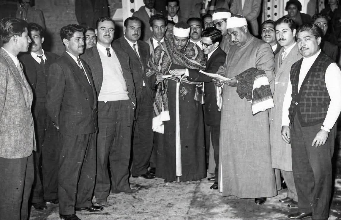 shataelawamry's tweet photo. قُراء #مصر فى دار الإذاعة العراقية سنة 1956م https://t.co/IhdPo2Ifew