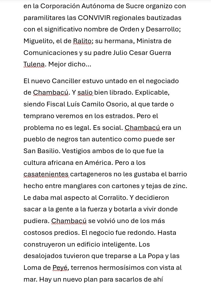 LuisaPoncas's tweet photo. @SOFIARAUJOMEJIA Alfredo Molano en "Araújos et al." (2007) criticó la endogamia como círculo de poder en la Costa: contrabando, despojo, manipulación electoral y paramilitarismo. La familia Araújo lo denunció por injuria y calumnia; fue absuelto en 2010. El texto merece volver a circular. https://t.co/BSA4qZbGK9