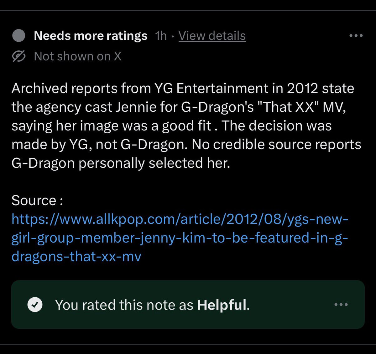 jiyongvamp's tweet photo. ‼️ These accounts are actively inciting hate toward #GDRAGON; please report, block &amp; rate the community note helpful.
 
🔗: https://t.co/KfH0j86y9f https://t.co/s3zgRqX4Jj