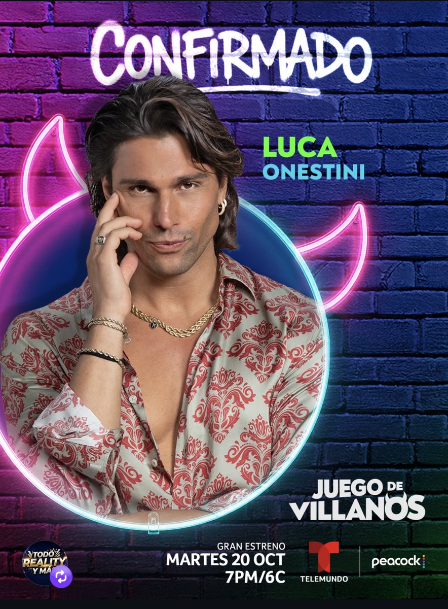 Mariajo_sg_'s tweet photo. Mi Luca Regresa! 🖤🔥😍
#JuegoDeVillanos #Telemundo https://t.co/3shchjVMya