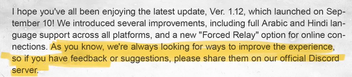 Akai on X: "Both positive and negative feedback, and suggestions are ...