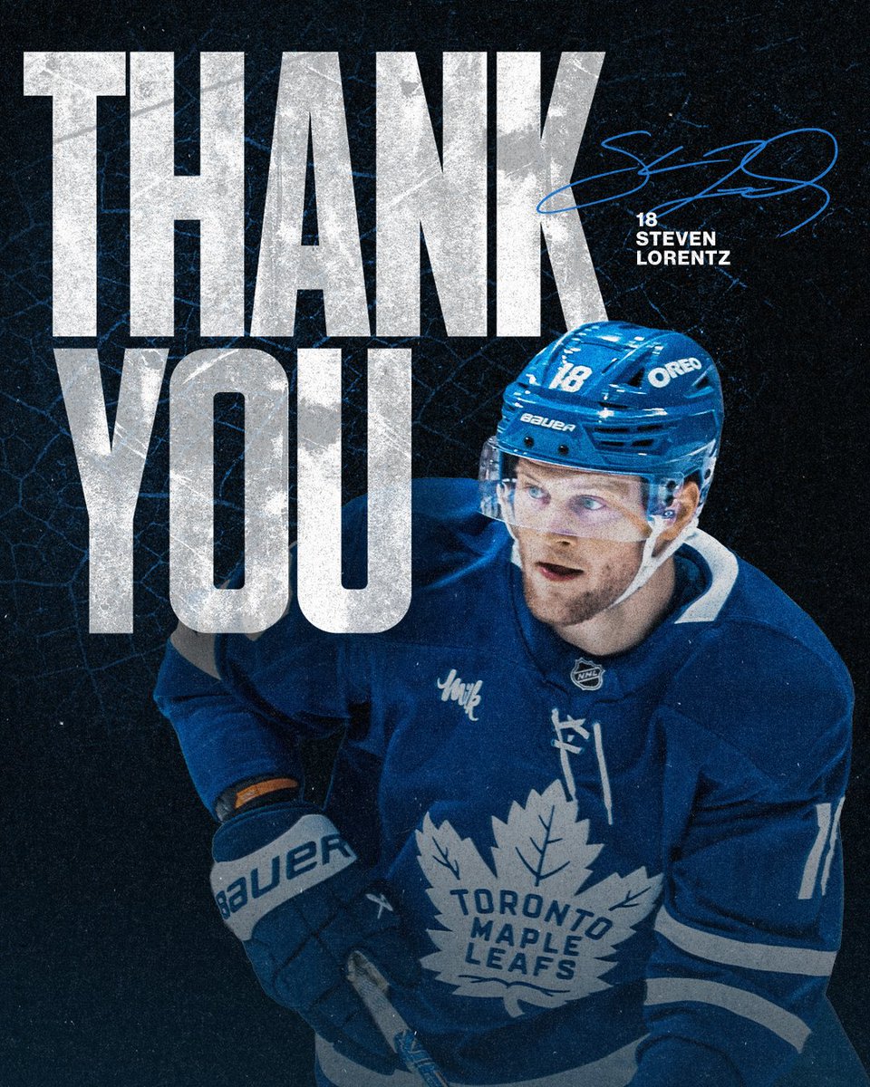 MapleLeafs's tweet photo. Thanks for everything, Stevie 🔵 https://t.co/hypFIZpC3o