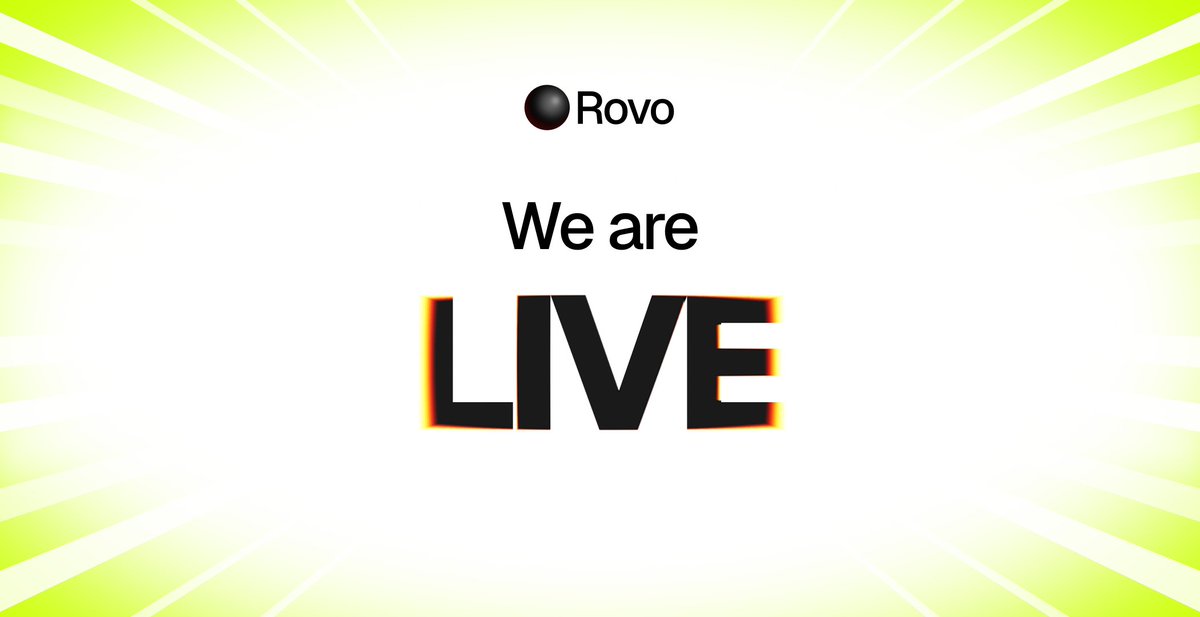 rovodotfun's tweet photo. $ROVO is live.

Tokenize creators and pair them with RWA. 

CA: 0x766a668364905b6FC8210467E23142c59C91069b

https://t.co/9szcuHQBJB

Time to Rove. https://t.co/5ei07xOj30