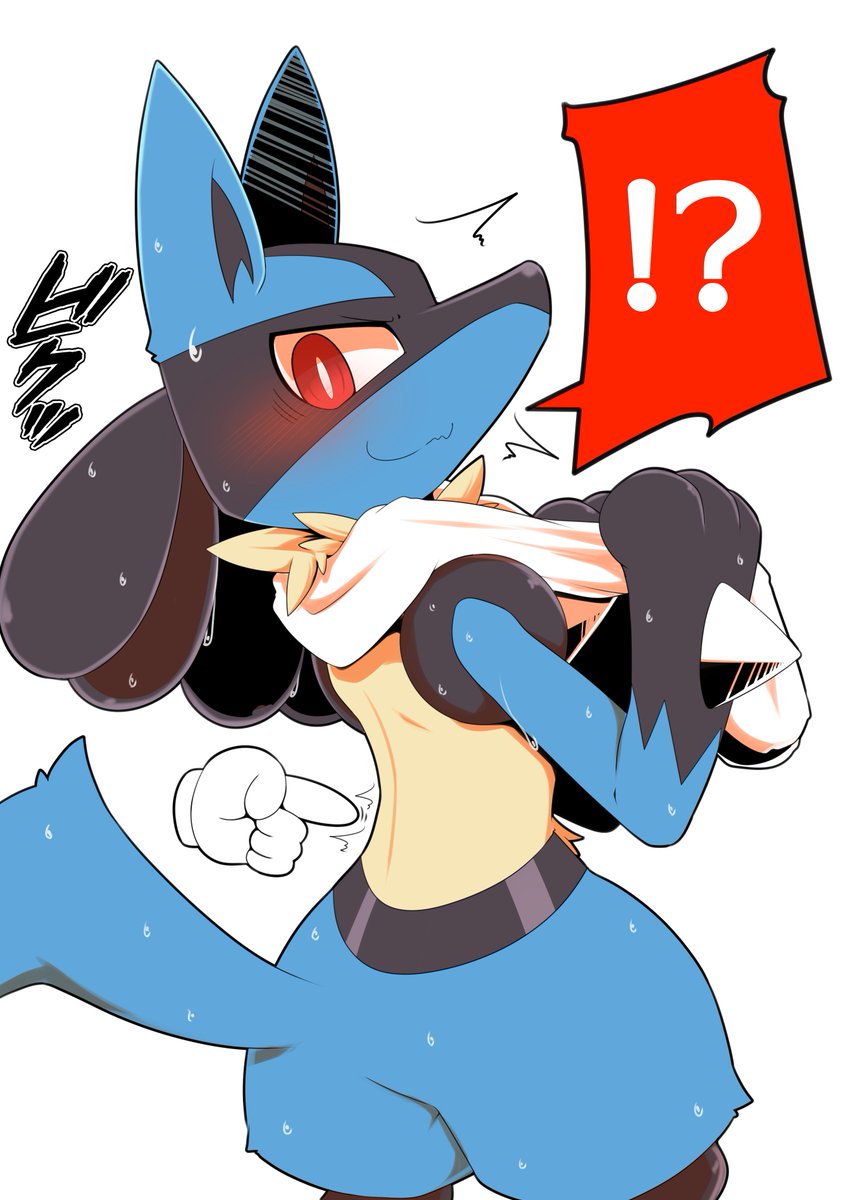 ahirulion's tweet photo. 今日も何も描けてないから過去ルカリオ https://t.co/UMPy6YxwfF