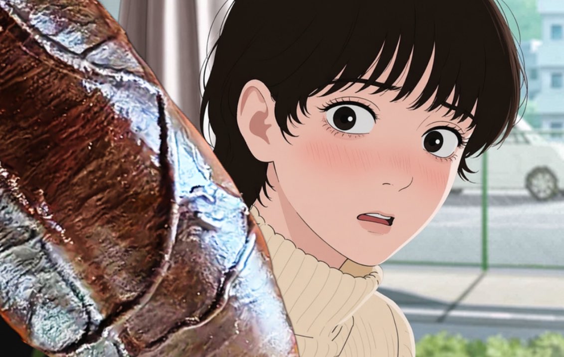 AmyCSM_BBC's tweet photo. Edit Fujino watching a BBC for the first time~ #lockback https://t.co/GzuJlk2uFi
