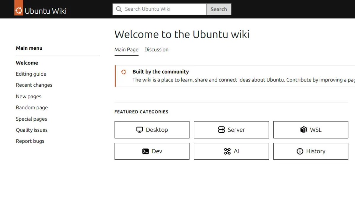 ubuntu's tweet photo. The new Ubuntu wiki is live!

We’ve deprecated the two previous wikis based on MoinMoin, and transitioned to a unified one based on MediaWiki. 

Check out what’s new:
https://t.co/AdNIHCNYy0 https://t.co/vsROa7fln2