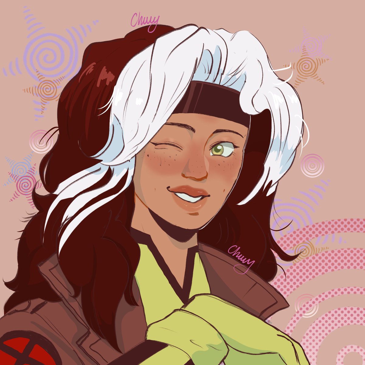 maxochu's tweet photo. Anna Marie 

#xmen #rogue #fanart #xmenfanart https://t.co/af5wX8aVWe