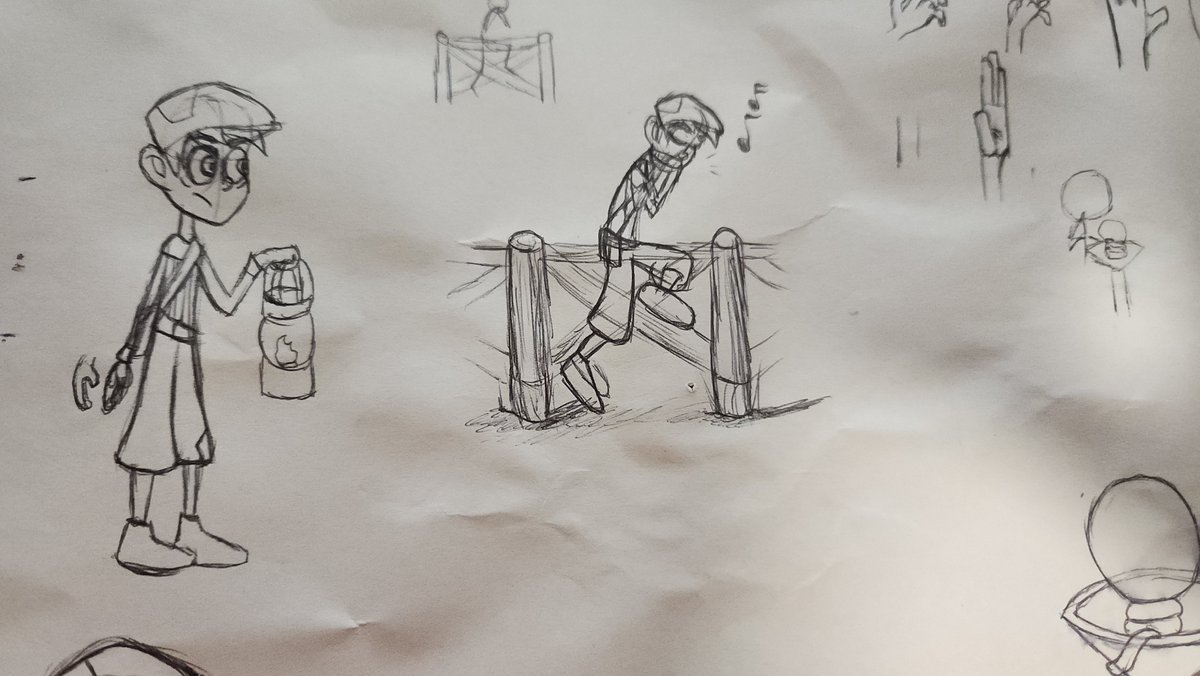 mikesean45's tweet photo. Work was slow so I did some pen doodles of Edgar https://t.co/RVSpJkfwwy