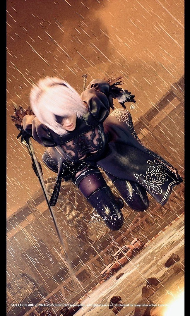 sora_malo's tweet photo. EVE × 2B      -  Rainy Battle  -

#StellarBlade #ステラーブレイド
#PhotoMode https://t.co/x0sqCroXCH