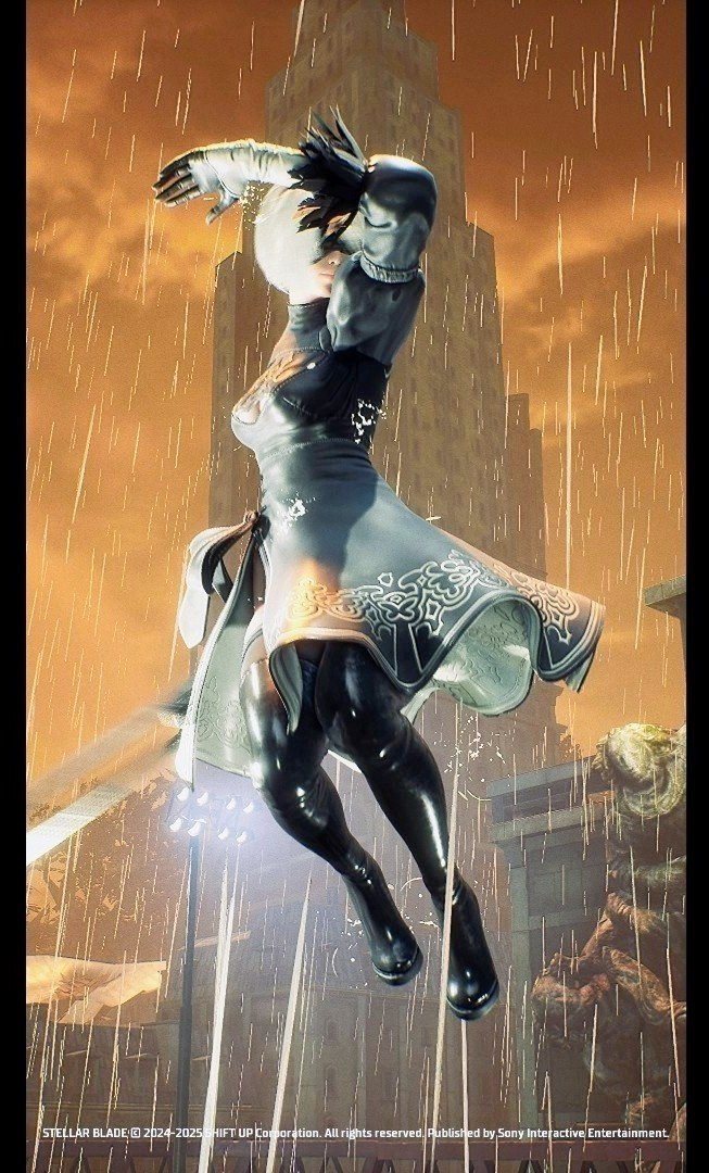 sora_malo's tweet photo. EVE × 2B      -  Rainy Battle  -

#StellarBlade #ステラーブレイド
#PhotoMode https://t.co/x0sqCroXCH