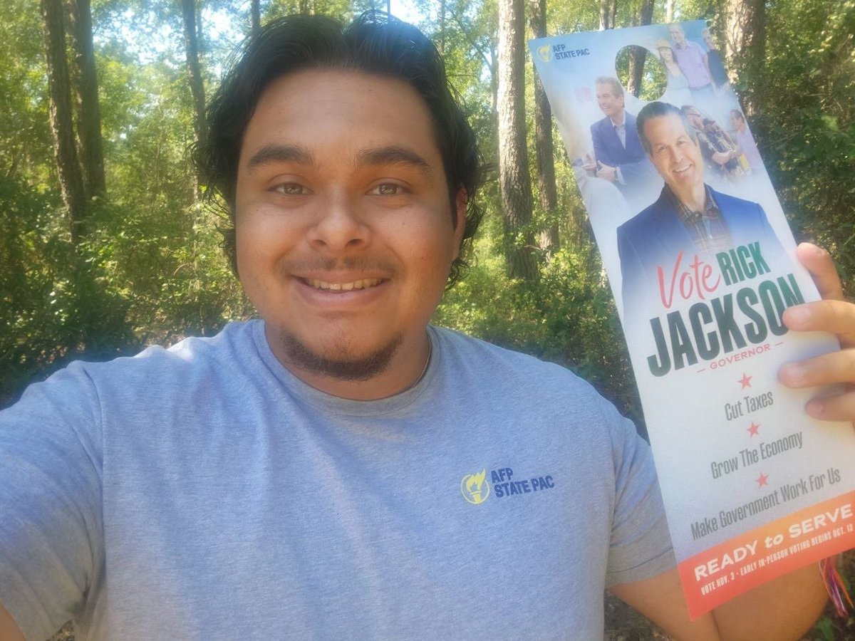 AFPGeorgia's tweet photo. It was a great day on the doors for the AFP State PAC team! They were all over Georgia today, talking to voters about the need to elect Rick Jackson for Governor! Great work yall! #gapol https://t.co/egHMnhV3xX
