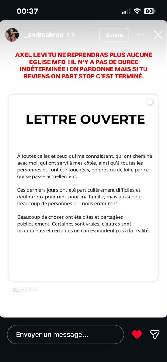 likaaaaaaaa941's tweet photo. Même les Pasteur des autres église de MFD supplie Axel Levi de pas reprendre l’église 😂😂😂😂💀💀 https://t.co/yNUJ6PxExt