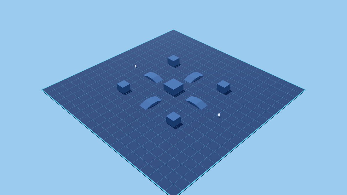 PoTeto_UGCCC's tweet photo. Robloxゲーム開発中：Opus5.5にhtmlベースでマップを提案させ、FBを繰り返し。その後、"Studioに反映して"の一言でマップ編集が完了。Robloxのマップ制作を自動化。これもUI同様に半年前までできなかったことで、AIの進化を本当に感じる。 https://t.co/8Fc7SUgBY3