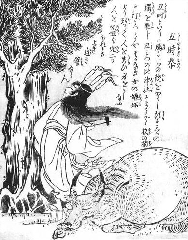 nerdtuna's tweet photo. 丑時参りは、胸に一つの鏡を隠し、頭に三つの蝋燭を灯し、丑三つ時に神社に参って杉の梢に釘を打つという。
はかない女の嫉妬より起こって、人を失い身を失う。
人を呪わば穴二つ掘れとは、よき近き譬えならん。
#اتركوني_بحالي #عظةوعبرة #やくよけ https://t.co/I4kOPpa8uY