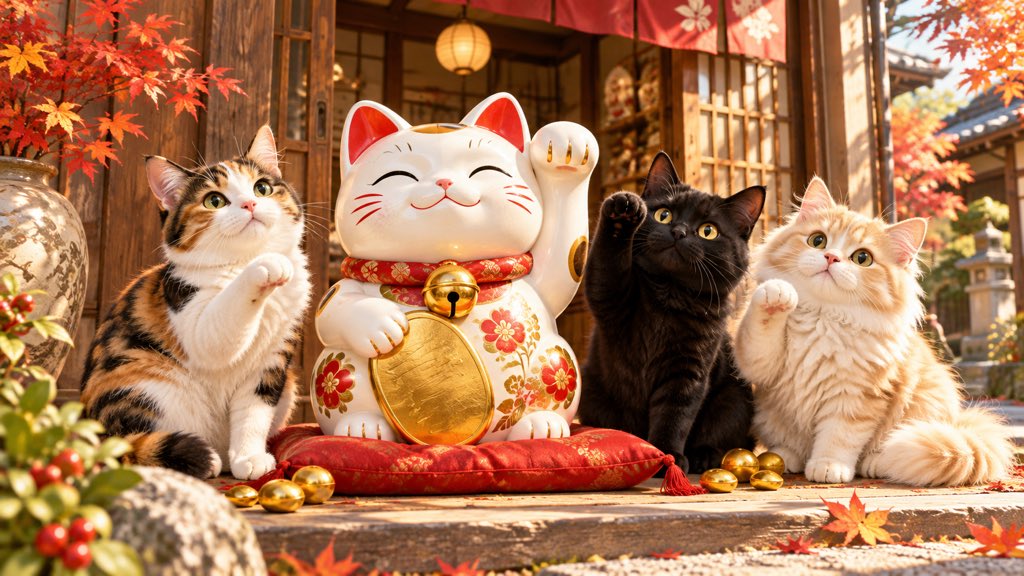 potebo_'s tweet photo. おはよう☀️ 今日は招き猫の日なんだって🐱 かわいい猫写真が多くて、見てるだけで朝から福をもらった気分w #招き猫の日 #話題 #トレンド https://t.co/uFn8xTHLMD