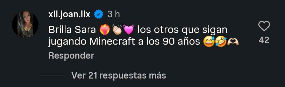 fley_es's tweet photo. 🚨💣La madre de Sara Ismael acaba de dar Like a este comentario donde se rien de Auron por jugar al Minecraft. https://t.co/7wnETmTFUe