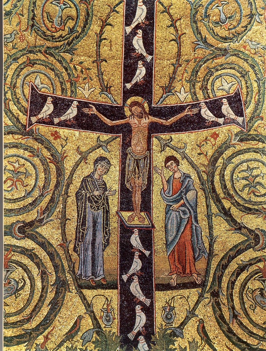 DecaniMonastery's tweet photo. TWO TREES AND TWO WAYS OF LIFE
Part 1 of 4

On the Feast of the Exaltation of the Precious and Life-giving Cross

Visoki Dečani Monastery, 14/27 September 2026

Today the Church lifts up before us the Precious and Life-giving Cross of our Lord, the Tree upon which Christ was crucified and which, once an instrument of shameful death, became the sign of victory and the source of life. To understand more deeply why the Church calls the Cross the Life-giving Tree, however, we must return to the very beginning of the biblical story, to Paradise, where Holy Scripture speaks of two mysterious trees: the Tree of Life and the Tree of the Knowledge of Good and Evil.

These two trees are not merely a detail in the Old Testament account of the first man. In them we may also discern two possibilities open to human freedom, two ways of relating to God, to creation and to ourselves. The entire drama of human history, from Paradise through Golgotha to the Heavenly Jerusalem, may also be seen as humanity’s passage between these two ways of being.

In Paradise, God had given man everything. Man had created neither himself nor the world nor the life he had received. Everything had been given to him as a gift and a blessing, and he was called to live in communion with God, to receive creation with thanksgiving and, through it, to ascend to the Creator. The Tree of Life in the midst of Paradise was a sign that man does not possess life within himself as a self-sufficient or self-existent being. Rather, he receives life and lives in communion with God, the only source of life.

The Tree of the Knowledge of Good and Evil, on the other hand, was bound up with the mystery of human freedom and obedience. The tree itself was not evil, just as knowledge is not evil. The Holy Fathers emphasise that the problem lay not in the nature of the tree, but in the transgression of God’s commandment and in man’s attempt to seize, apart from God, what was meant to be given to him in communion with God.

This is precisely where the tragedy of the Fall begins. The serpent urges man to take the fruit, promising: “Ye shall be as gods” (Genesis 3:5). The temptation, then, was not to desire something foreign to man’s true calling. Man was indeed created for deification, for communion with God and participation in His life. Yet the path the serpent offers is deification without God, fullness without communion, a life that is not received as a gift but seized as a possession.

In the hand reaching out to take the forbidden fruit, we can recognise the entire drama of fallen humanity. Ever since, man has continually sought to secure his life by grasping and possessing. He accumulates, safeguards, controls and conquers, binding his existence ever more closely to what he owns, to his standing, power and knowledge, and to the image he has fashioned of himself. Instead of receiving the world as a gift, he turns it into his private possession. Instead of seeing the other as a unique person and an icon of God, he begins to regard him as a means to an end, a rival or a threat. Instead of drawing his life from God, he tries to become his own source of life, to make himself a god.

The Tree of Life is thus associated with wisdom and the intellect that directs us towards the eternal, while the Tree of the Knowledge of Good and Evil symbolises a life governed by the senses, in which reality is reduced to pleasure and pain. When we take the senses alone as our measure, good becomes whatever gives us pleasure, and evil whatever causes us pain. When, however, we live by spiritual discernment, we learn to distinguish the passing from the eternal and, through creation, to ascend to its Creator.👉

#OrthodoxChristianity #ExaltationOfTheCross #TreeOfLife
#DecaniMonastery #SerbianOrthodoxChurch #Kosovo
