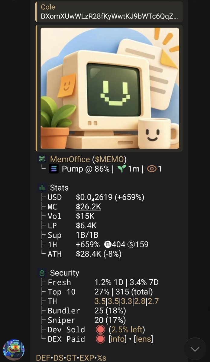 C22ole's tweet photo. Ca>>

BXornXUwWLzR28fKyWwtKJ9bWTc6QqZ8ghrMeRFBpump https://t.co/fIy02xKtaT