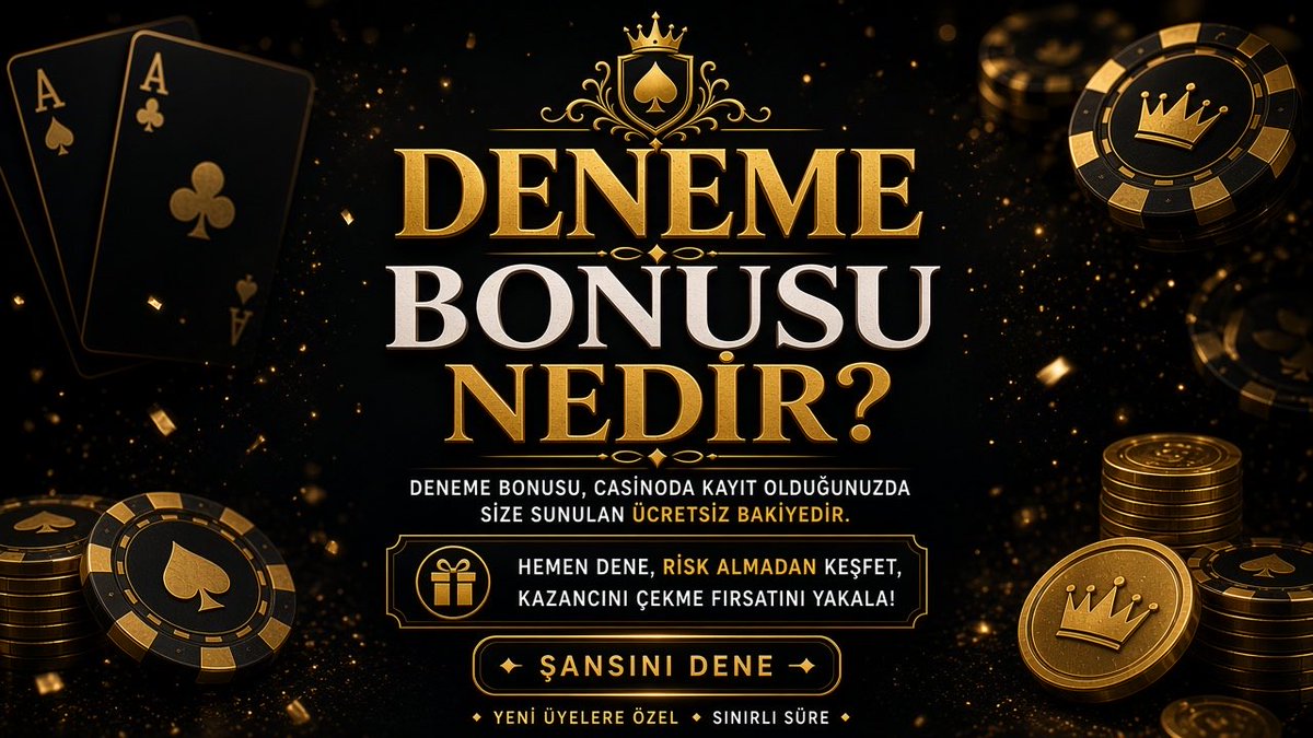 acildenemebonus's tweet photo. Deneme Bonusu Nedir?

Yeni üyelere özel, hiç para yatırmadan platformu test etme imkânı sunan ücretsiz bonustur.

✅ Risk yok  
✅ Gerçek deneyim  
✅ Kazanma şansı

Hemen dene, kararını sonra ver!

#DenemeBonusu #DenemeBonusuNedir #YatırımsızBonus https://t.co/nI0CbQrkVn