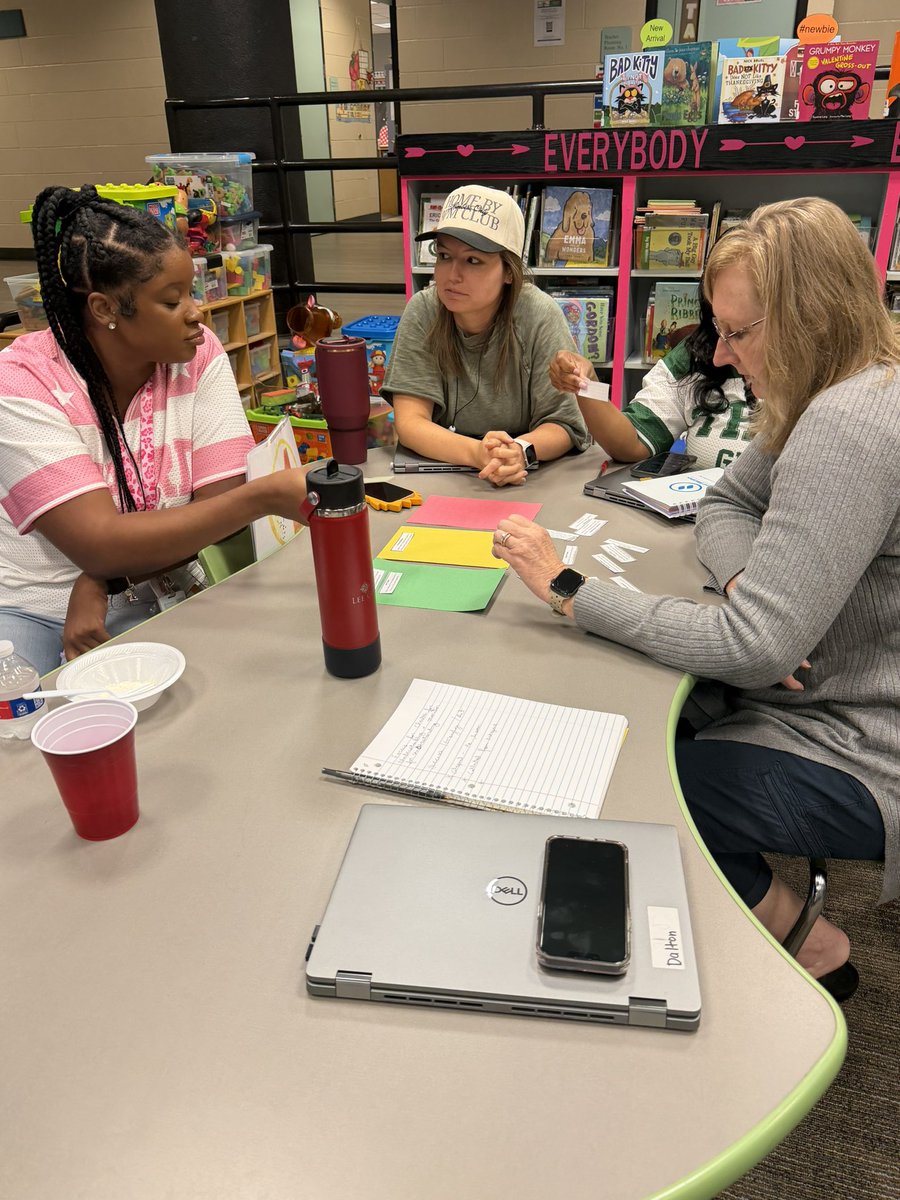 HumbleISD_WPE's tweet photo. No school for students today, but the LEARNING continues at WPE!
Our teachers are LEVELING UP through professional learning focused on Checks for Understanding and Monitoring & Adjusting.
When teachers grow, our Pandas grow! 💚
#LevelUp #PandaProud #WPE https://t.co/uEK59ImHfj