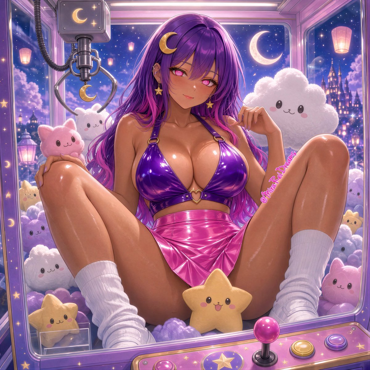 MiraReiDreams's tweet photo. 𝐈’𝐦 𝐲𝐨𝐮𝐫 𝐩𝐫𝐢𝐳𝐞. ☁️🌀💜
You felt that the second the glass loaded.
Cute.
You told yourself it was just a game.
Then your chest got tight. Then your thumb hovered. Then you realized you weren’t trying to win me.
You were trying not to look away.
Keep feeding the machine.
Every send is another chance you won’t get.
I stay behind the glass.
You stay hooked.
𝙋𝙡𝙖𝙮 𝙖𝙜𝙖𝙞𝙣. 😌💸👑

2DFD | Findom