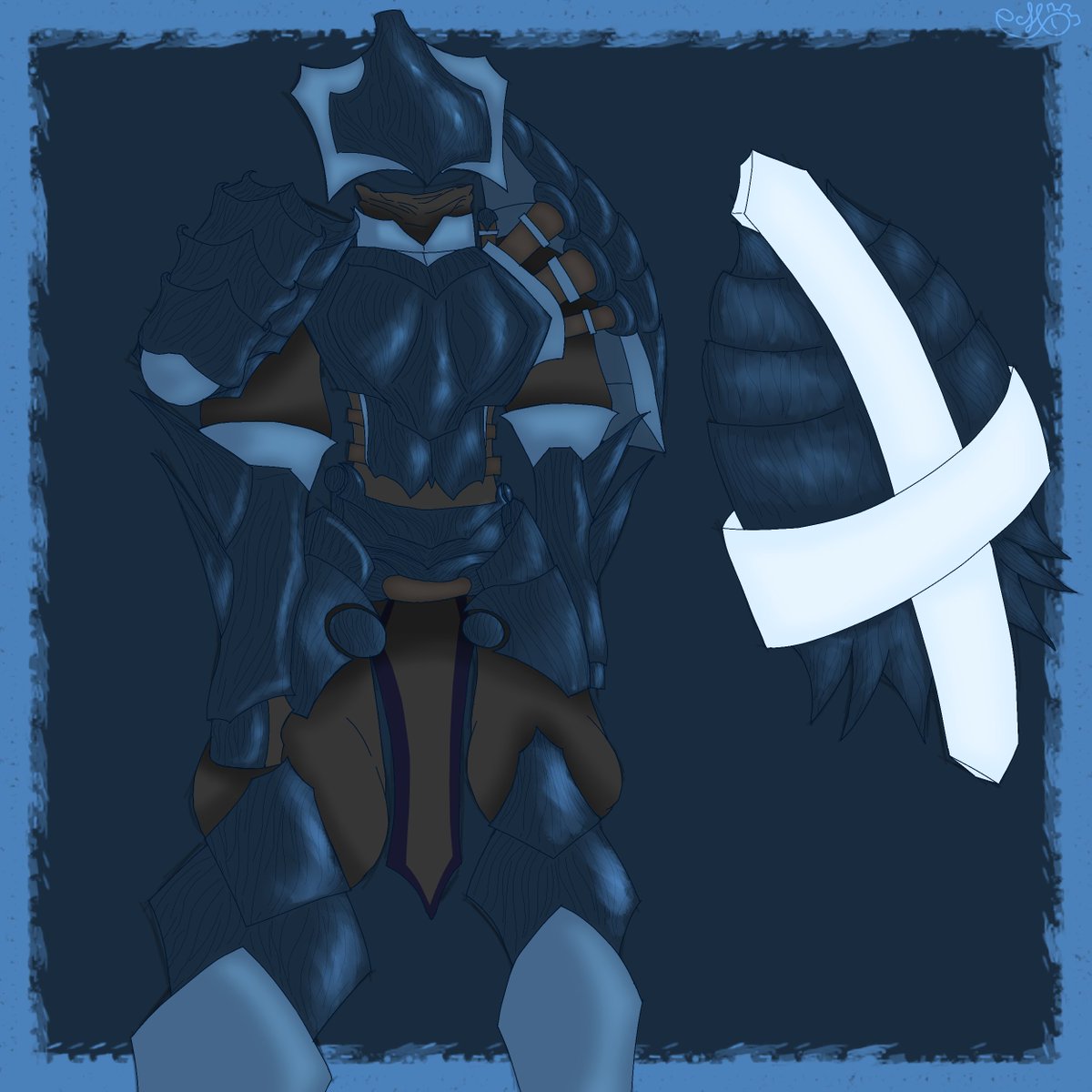 MagnumOpu2's tweet photo. I haven't posted ANY art as of recent so heres a few DND items I made, their name will be in comments, but I will note now they were made from the body parts of a giant worm https://t.co/G4oLznCZEG