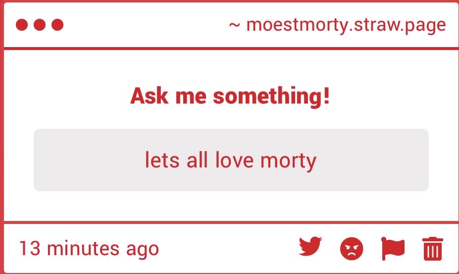 moestmorty's tweet photo. morty needs all the love he can get https://t.co/RbagsvRUaO