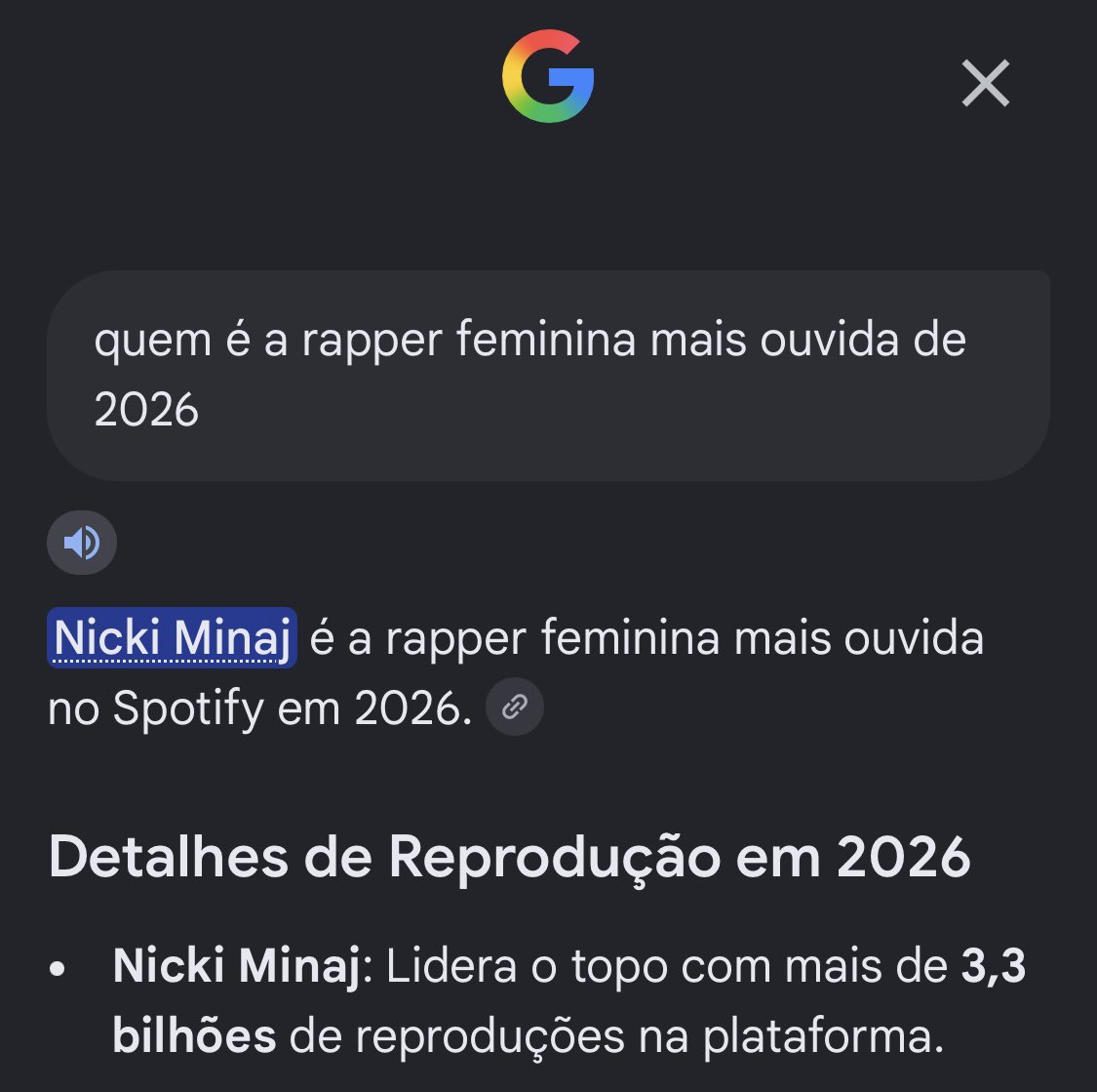 NMBrasilofc's tweet photo. @anoelino_ Dá pra “parar de engajar” a rapper feminina mais consumida do mundo sim, confia https://t.co/bVVmCJtt14