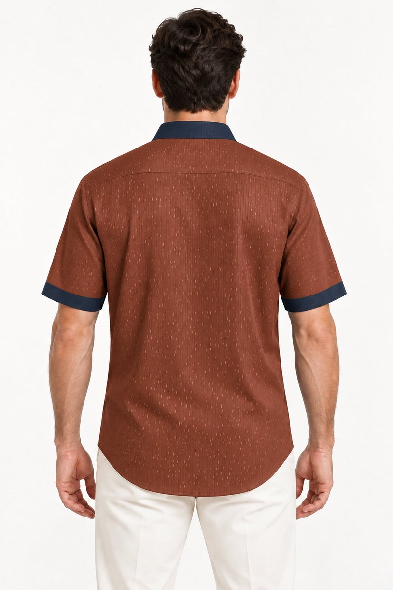 Prince1257454's tweet photo. Auburn Night pairs warm auburn with a deep navy collar and sleeve edging. Subtle printed dashes give the body quiet texture in appearance, balanced by a small UNIKCOSA chest emblem and a plain lower h…
https://t.co/kVNMSYzfKT https://t.co/oUjFrcCD1S