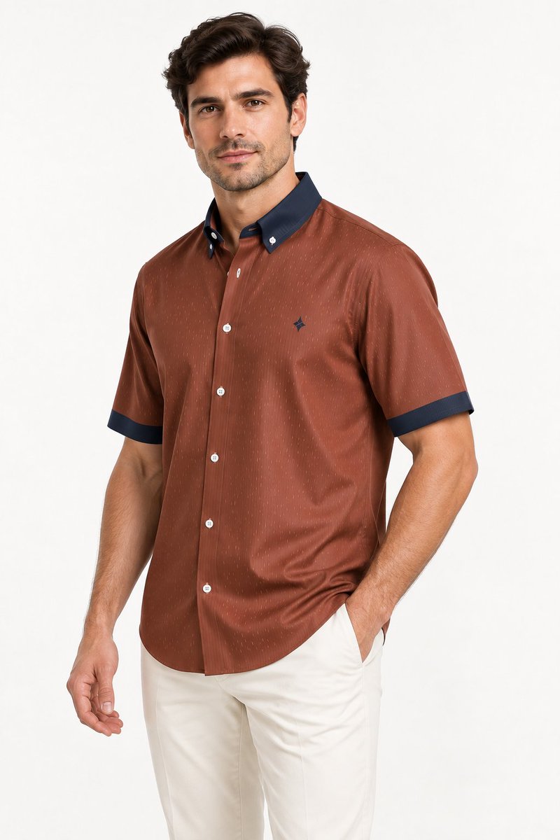 Prince1257454's tweet photo. Auburn Night pairs warm auburn with a deep navy collar and sleeve edging. Subtle printed dashes give the body quiet texture in appearance, balanced by a small UNIKCOSA chest emblem and a plain lower h…
https://t.co/kVNMSYzfKT https://t.co/oUjFrcCD1S