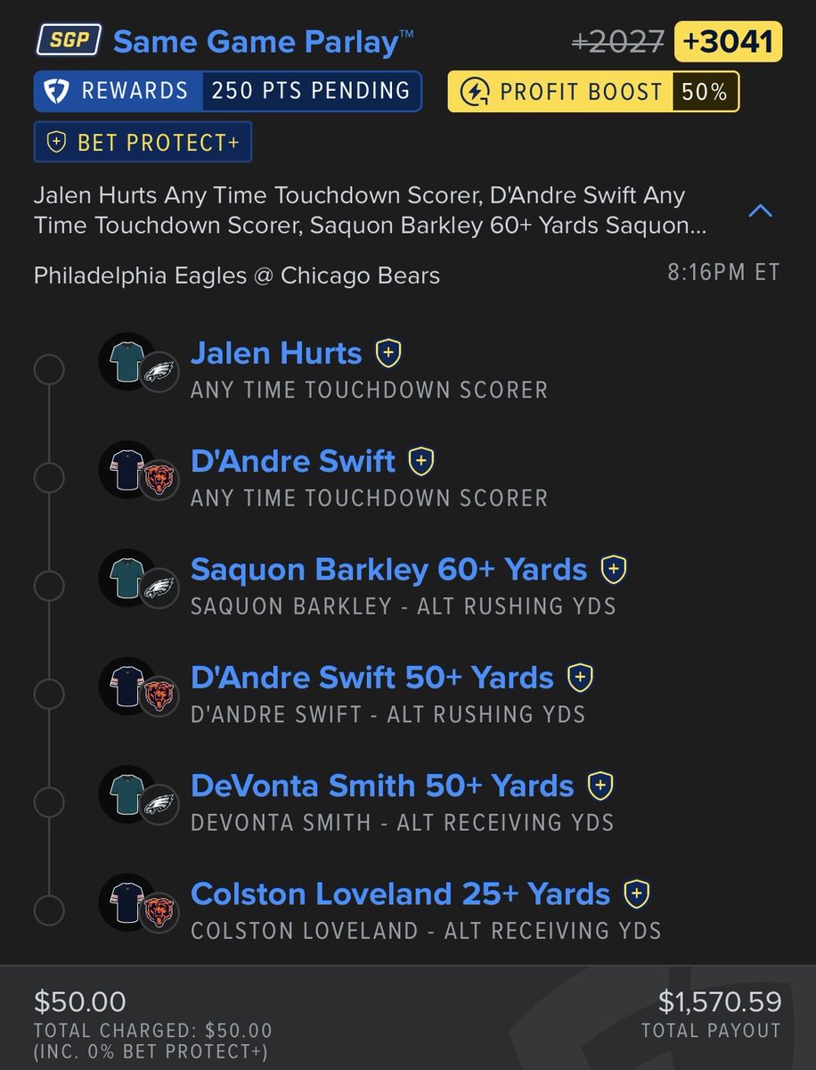 Tmurrrrr's tweet photo. 🚨🏈 MNF BANGER 🏈🚨

🔗⬇️ LINK BELOW TO TAIL ⬇️🔗

#NFL #MNF #Parlay #MNFonABC 
#Gambling𝕏 #Touchdown https://t.co/xDWiAG55lm