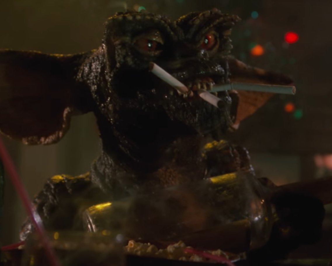 THE_Gremlins__'s tweet photo. "EHEHEHE-Eh?"

One of them was now staring at the unwelcomed guest...

"EH!? Abaabauppapa! BAA! AHH!"

It's either trying to tell the others someone is there...Or it's just freaking out. https://t.co/Bqu7mZwmIE