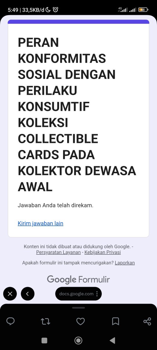 azharul_moh's tweet photo. @jwihuun Done kak.
Bantu isi Kuesionerku yak 
https://t.co/7ucTcdLovT https://t.co/uPyKUG5s28