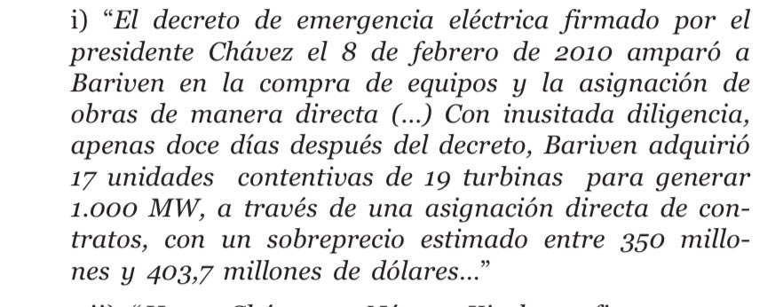 AJDiaz94's tweet photo. En este libro  los cuentan la historia de 17 turbinas compradas en 2010 cuando no había ninguna sanción con un sobreprecio de entre 300 a 400 millones de dólares.

Ninguna funcionó. Eran usadas y exclusivas de climas fríos. 

Las sanciones son ustedes que se robaron todo https://t.co/sVvAUOu5r5