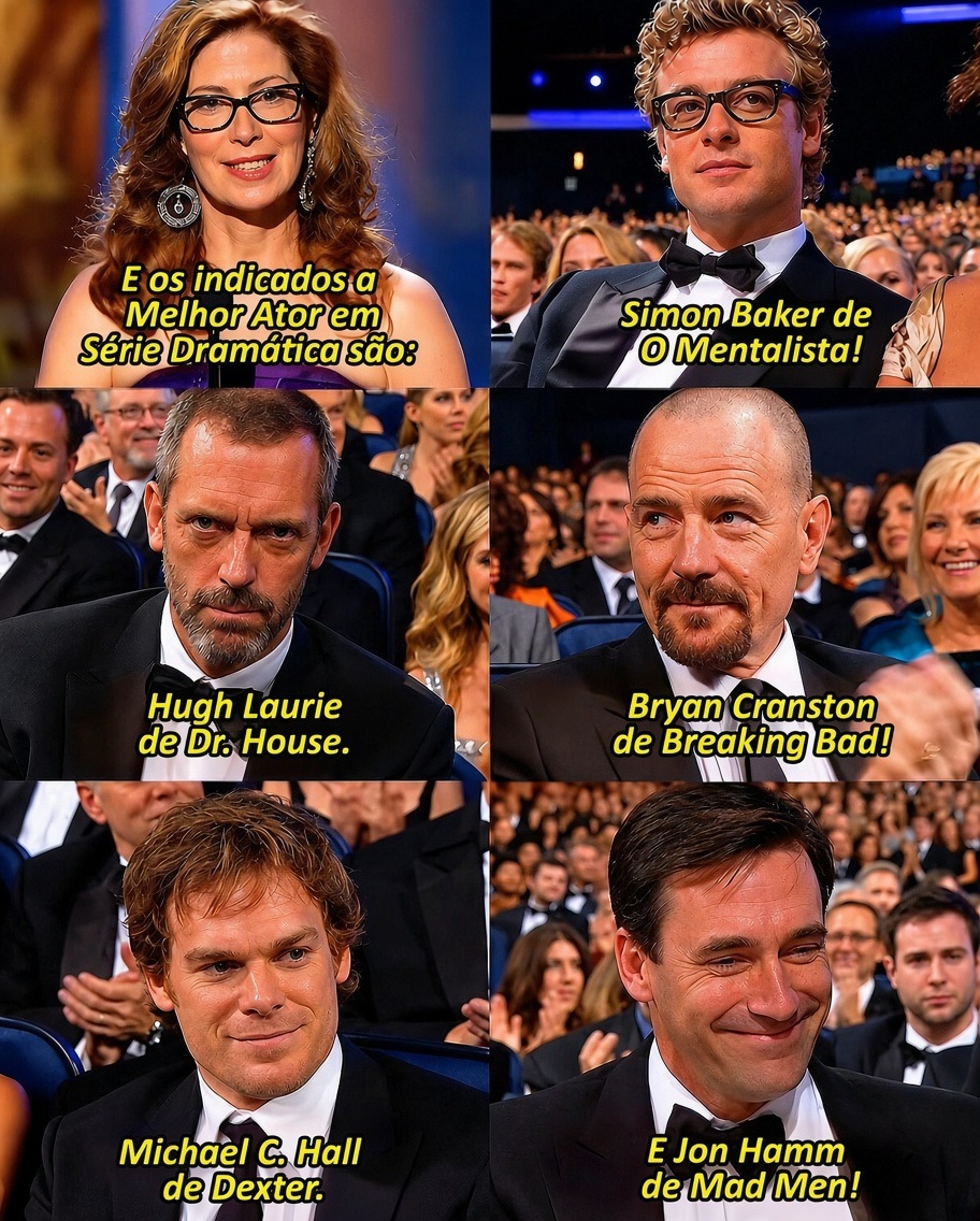 jlinzombie's tweet photo. Essa foi a disputa de Melhor Ator em Série Dramática no Emmy 2009. O mais fraco dali era o prêmio kkkkkkk https://t.co/M9k6xDMQpa