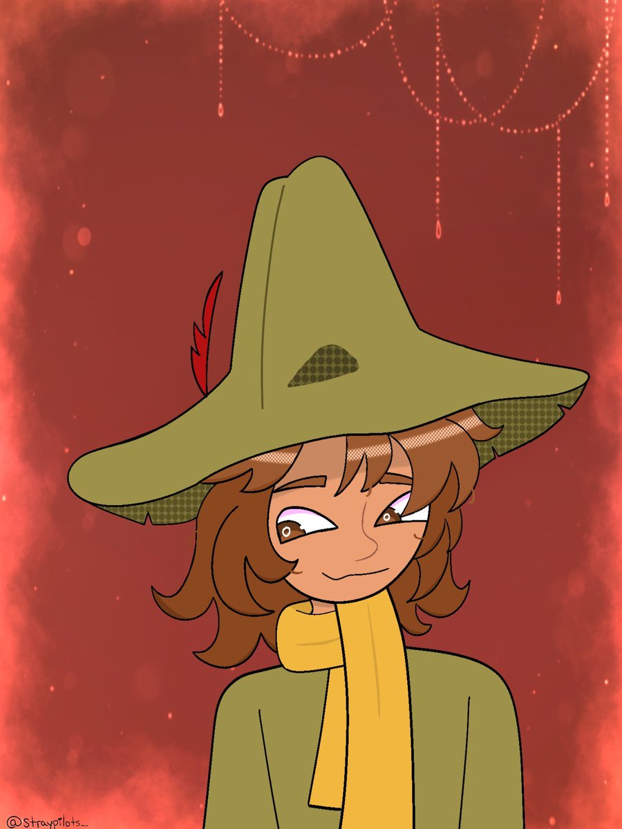 tillian17971's tweet photo. Art trade with @cowboyfelix_ !! I drew their yumeship and in return I got Snufkin!!! https://t.co/NlPeTfCEJI