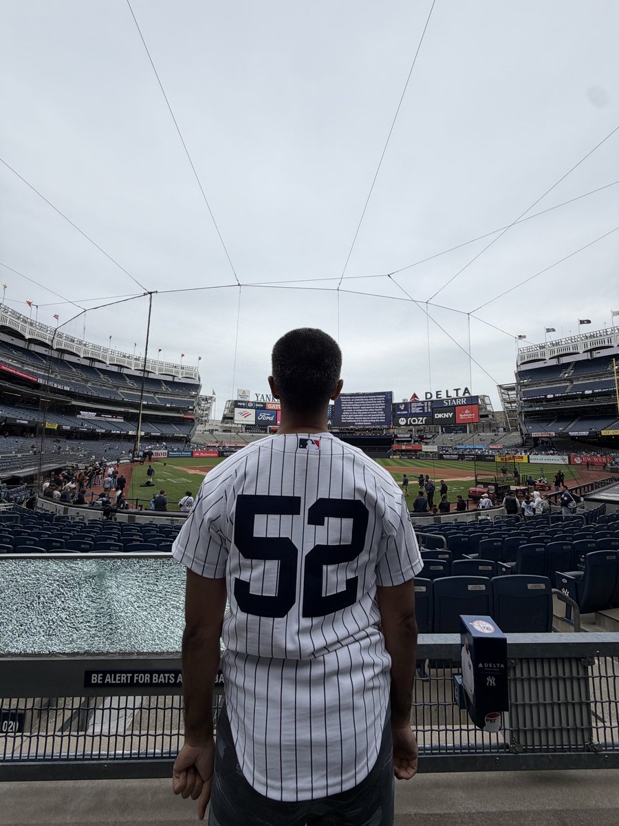 ckailath's tweet photo. I had the incredible opportunity to be at both games of the Yankees’ doubleheader against the Baltimore Orioles.

The first game was especially meaningful as we celebrated CC Sabathia as his No. 52 was retired and he was inducted into Monument Park. 

 #RepBX https://t.co/TrL796DSZ1