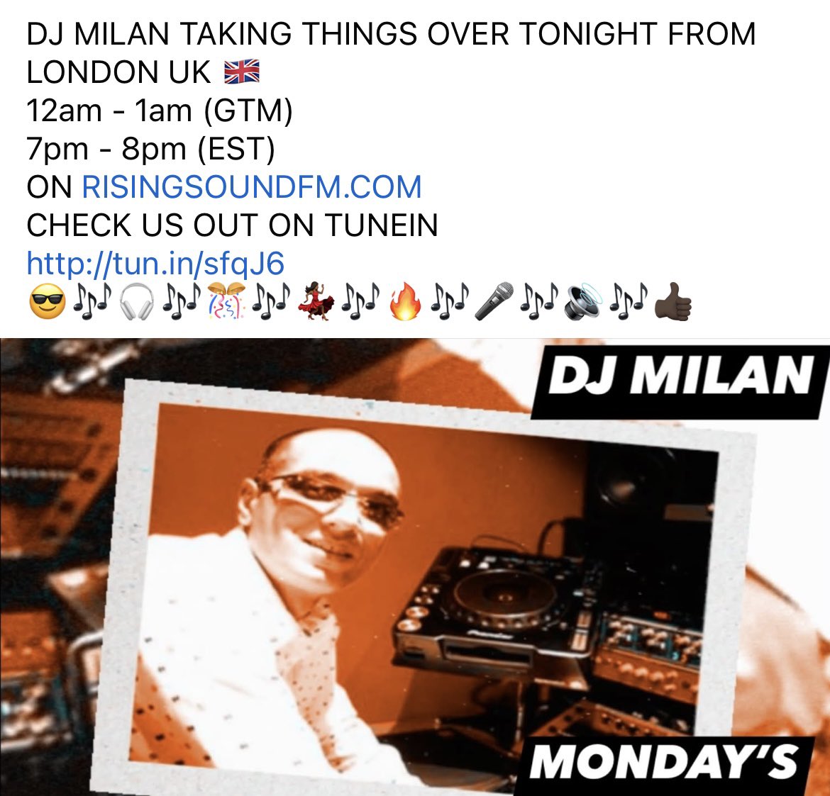 DJ_YMA_'s tweet photo. #risingsoundfm #Ukgaragedj #RadioShow #MondayMadness https://t.co/YDWpXdXvBf