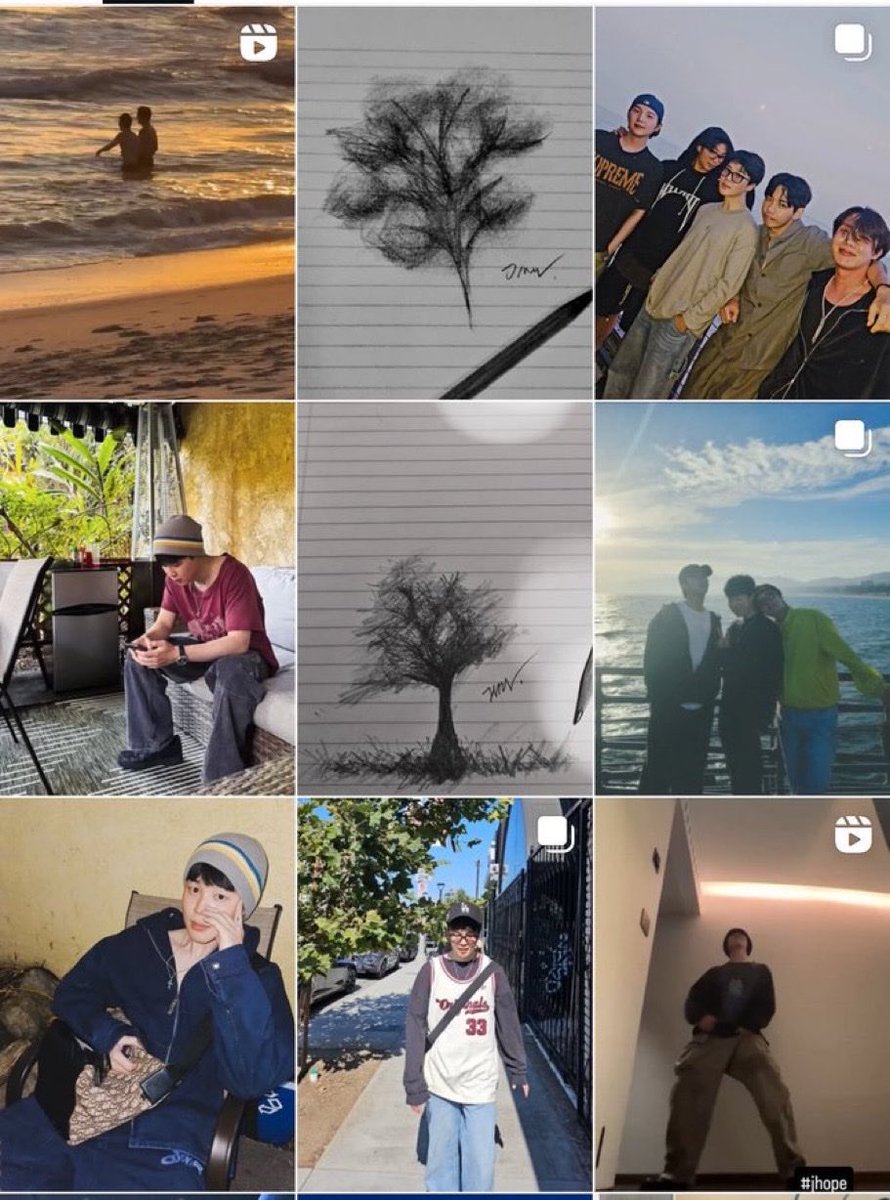 jiminmugged's tweet photo. this interim feed before his insta reset and baddie feed was also quite precious to me. just sharing his life and doodles😭 https://t.co/RvGHnzv9ZW