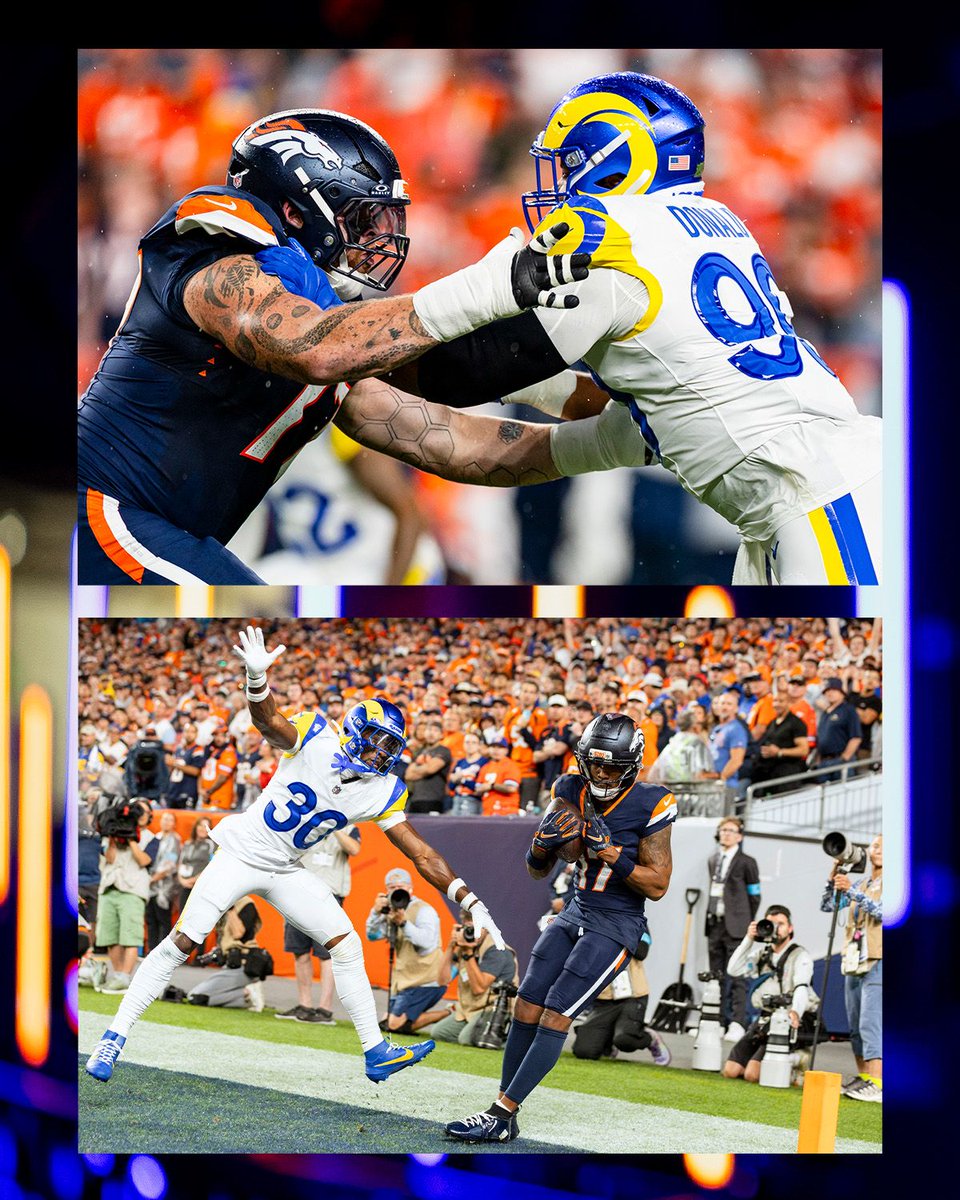 Broncos's tweet photo. W under the prime-time lights ✨ https://t.co/RdmLfGLyQz