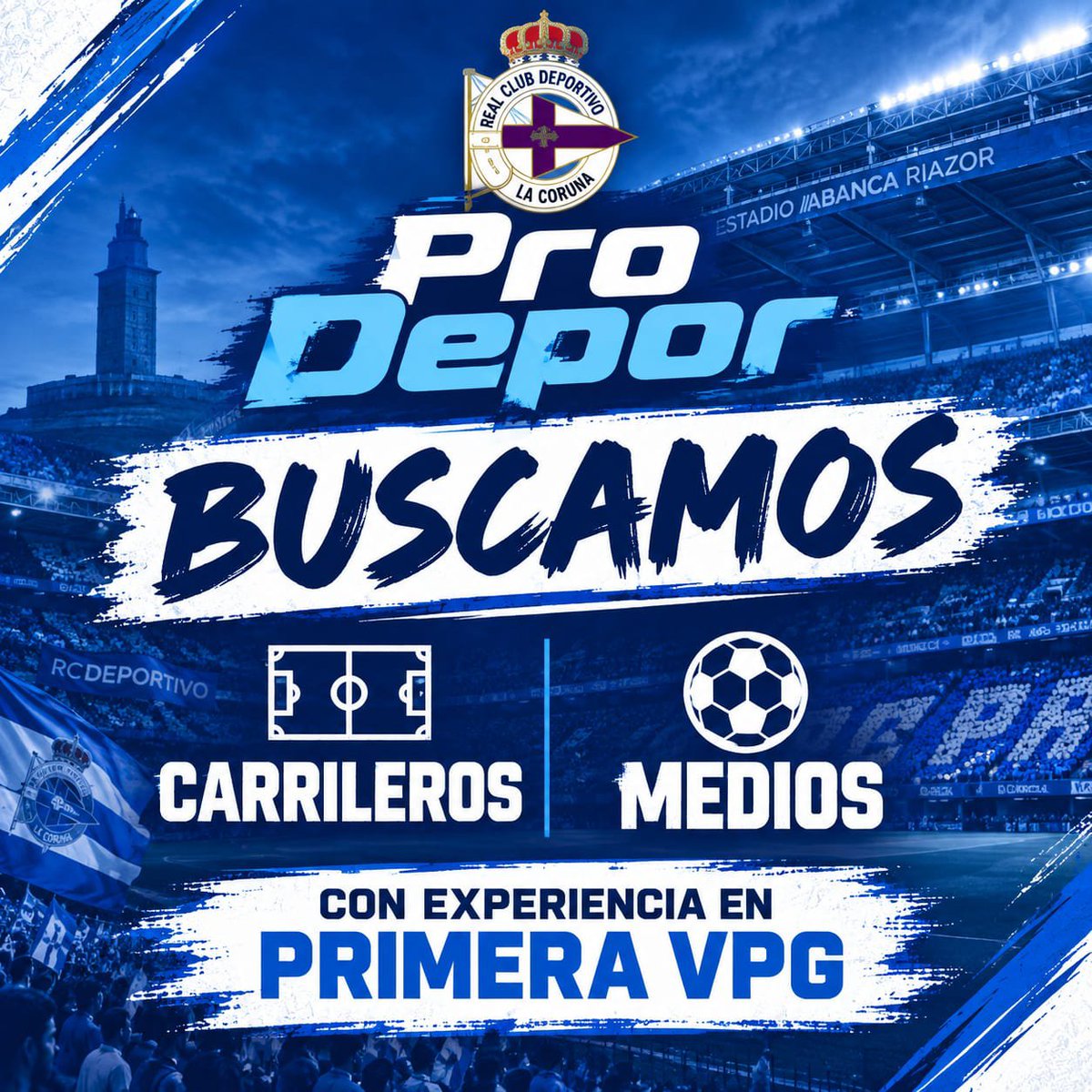PRODEPORFC's tweet photo. Buscamos estas últimas piezas para cerrar plantilla. https://t.co/j8mPUe7CzP