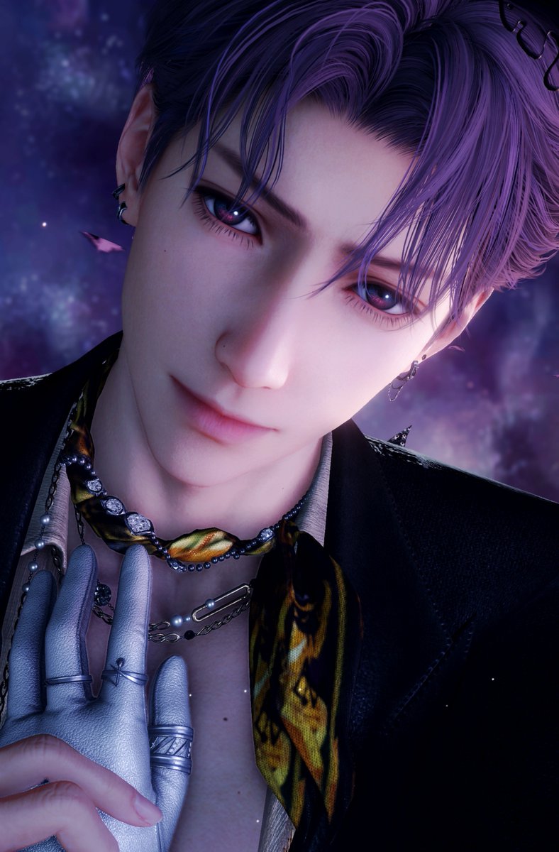 PufferFishieYu's tweet photo. He looks too good with the slick back it's quite unfair... Is he even capable of looking bad in anything 😩😮‍💨 https://t.co/zWp3t2M0WL