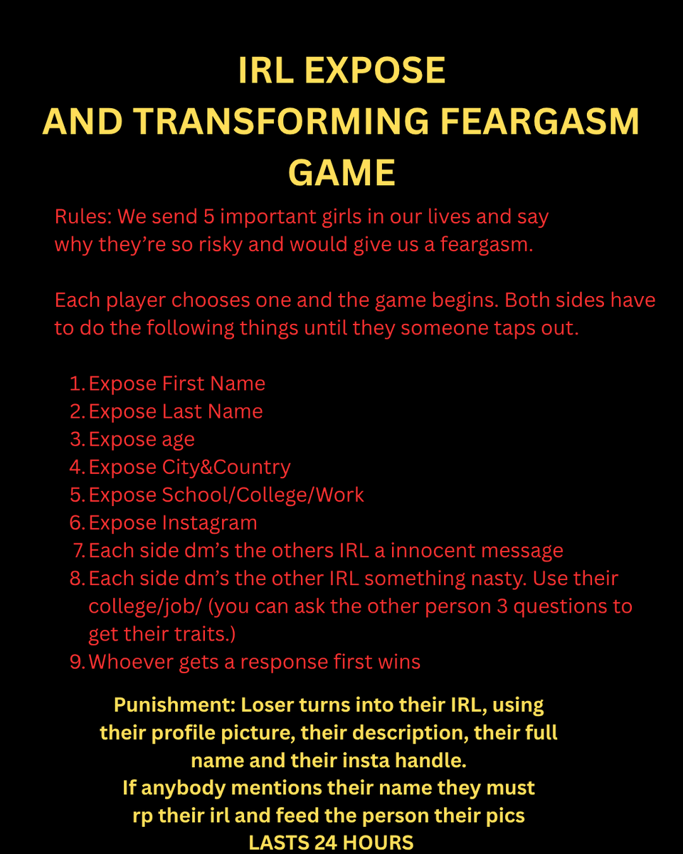 ParasocialIRL's tweet photo. Anyone brave enough?

#irlsubmission
#irl https://t.co/NXu3p5GiEc