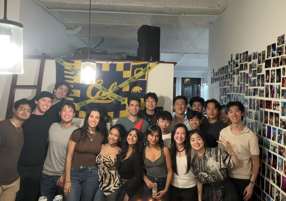 CalBlockchain's tweet photo. [B@B 10 YEAR ANNIVERSARY] 🎊

10 years ago, a group of Berkeley students came together to learn about Bitcoin and educate each other on a technology they believed could change the world.

They probably didn’t know that, a decade later, that little group would blossom into one of Berkeley’s top tech communities and bring together some of the most ambitious, thoughtful, kind, and absolutely cracked people we know.

Over the last 10 years, B@B has been home to some insane startups and even crazier ideas. But more importantly, it’s given us lifelong friendships, unforgettable memories, and a ridiculous amount of laughter along the way.

B@B turned 10 this year, and one reunion simply wasn’t enough. So, in true blockchain fashion, we forked it, hosting anniversary celebrations on both coasts and bringing together alumni from across a decade of B@B.

Some highlights:

- A photo wall of 10 years of our most wholesome moments, walking down memory lane
- Custom engraved Ledgers for our alumni made by our own @DivijMot @createdbymason 
- A tres leches “10 Years of B@B & Boujee” cake courtesy of former-pres @Ridddhiiii 
- Lots of old lore, reunions, and questionable stories resurfacing