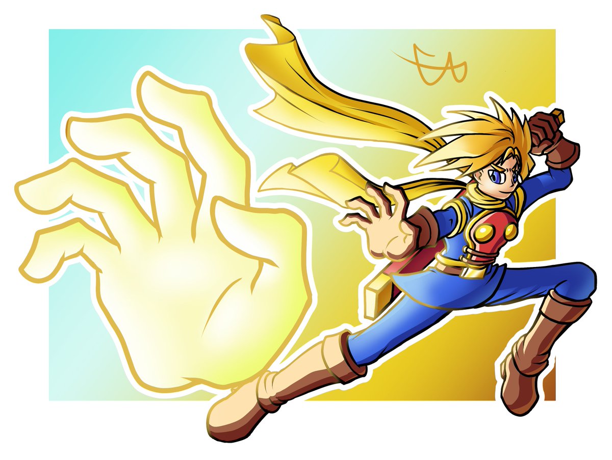EvergradeArt's tweet photo. A stolen relic threatens the world of Weyard. With the power of the elements at their hands, it's up to Isaac and his allies to hunt it down and prevent calamity. Will they be successful?

Let's start a new journey and see as I begin Golden Sun at 8:30pm EST! #streaming https://t.co/Ism71X1XOo